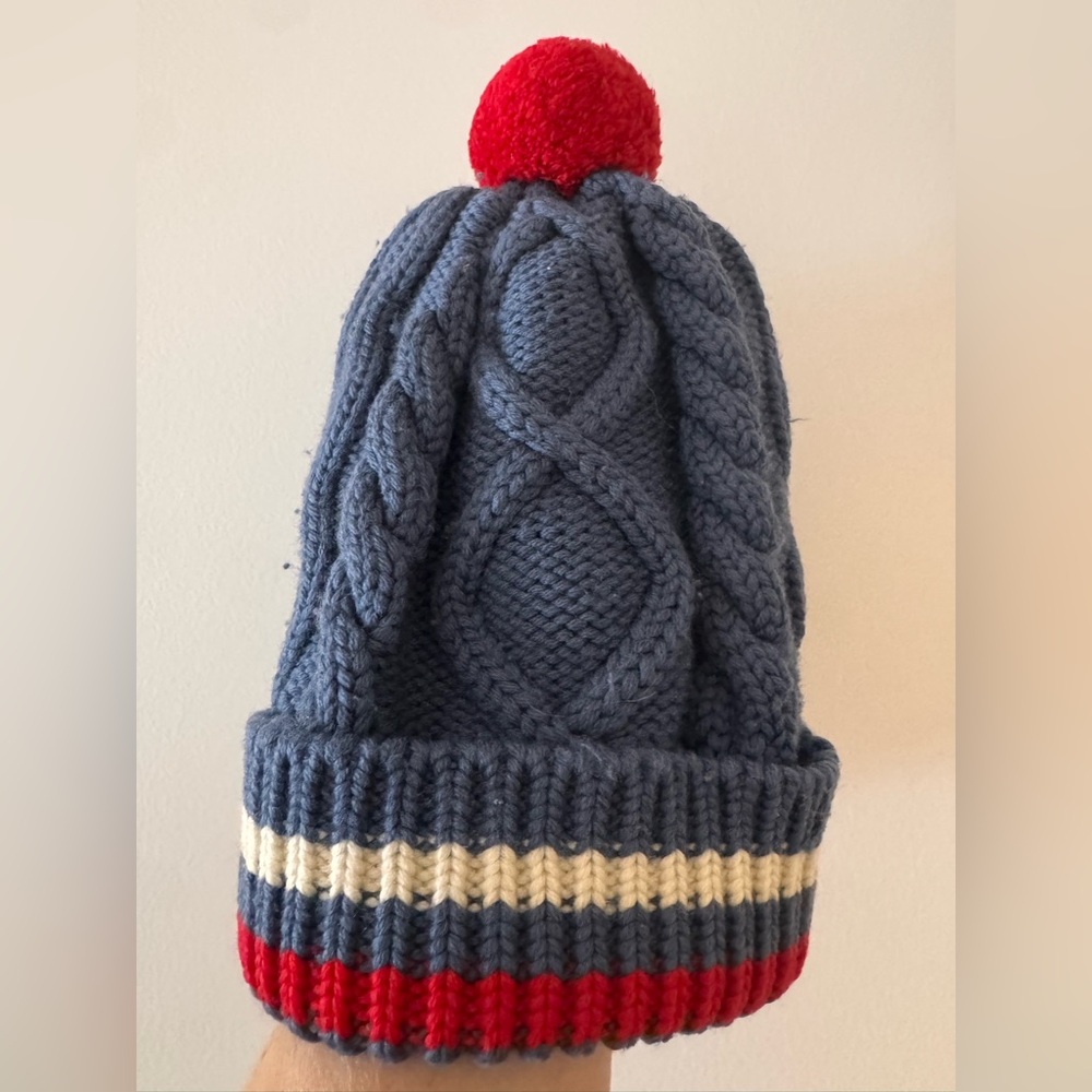 Scoop‎ NYC Blue Pom Pom beanie